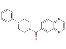 6-[(4-phenyl-1-piperazinyl)carbonyl]quinoxaline