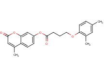 4-methyl-2-oxo-2H-chromen-7-yl 4-(2,4-dimethylphenoxy)butanoate