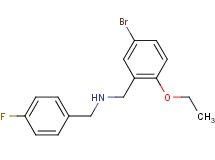 (5-bromo-2-ethoxybenzyl)(4-fluorobenzyl)amine hydrochloride