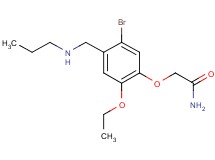 2-{5-bromo-2-ethoxy-4-[(propylamino)methyl]phenoxy}acetamide