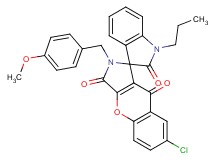 7-chloro-2-(4-methoxybenzyl)-1'-propyl-2H-spiro[chromeno[2,3-c]pyrrole-1,3'-indole]-2',3,9(1'H)-trione
