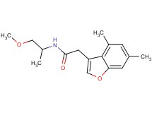 2-(4,6-dimethyl-1-benzofuran-3-yl)-N-(2-methoxy-1-methylethyl)acetamide