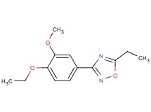 3-(4-ethoxy-3-methoxyphenyl)-5-ethyl-1,2,4-oxadiazole