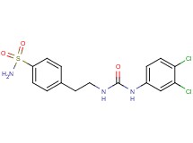 4-[2-({[(3,4-dichlorophenyl)amino]carbonyl}amino)ethyl]benzenesulfonamide