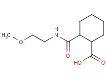 2-{[(2-methoxyethyl)amino]carbonyl}cyclohexanecarboxylic acid