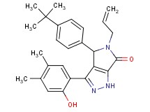 5-allyl-4-(4-tert-butylphenyl)-3-(2-hydroxy-4,5-dimethylphenyl)-4,5-dihydropyrrolo[3,4-c]pyrazol-6(1H)-one
