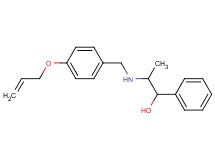 2-{[4-(allyloxy)benzyl]amino}-1-phenyl-1-propanol hydrochloride