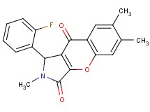 1-(2-fluorophenyl)-2,6,7-trimethyl-1,2-dihydrochromeno[2,3-c]pyrrole-3,9-dione