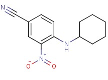 4-(cyclohexylamino)-3-nitrobenzonitrile