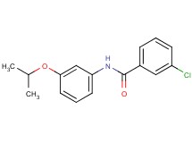 3-chloro-N-(3-isopropoxyphenyl)benzamide