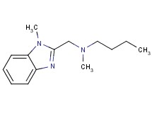 N-methyl-N-[(1-methyl-1H-benzimidazol-2-yl)methyl]-1-butanamine