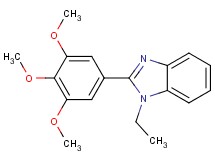 1-ethyl-2-(3,4,5-trimethoxyphenyl)-1H-benzimidazole