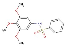 N-(3,4,5-trimethoxyphenyl)benzenesulfonamide