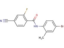 N-(4-bromo-2-methylphenyl)-4-cyano-2-fluorobenzamide
