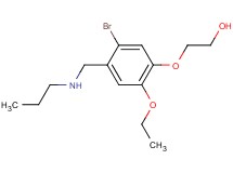 2-{5-bromo-2-ethoxy-4-[(propylamino)methyl]phenoxy}ethanol hydrochloride