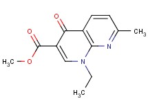 methyl 1-ethyl-7-methyl-4-oxo-1,4-dihydro-1,8-naphthyridine-3-carboxylate
