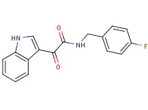 N-(4-fluorobenzyl)-2-(1H-indol-3-yl)-2-oxoacetamide