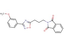2-{3-[3-(3-methoxyphenyl)-1,2,4-oxadiazol-5-yl]propyl}-1H-isoindole-1,3(2H)-dione