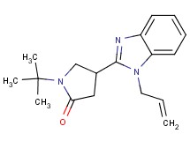 4-(1-allyl-1H-benzimidazol-2-yl)-1-tert-butyl-2-pyrrolidinone