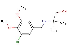 2-[(3-chloro-4,5-dimethoxybenzyl)amino]-2-methyl-1-propanol hydrochloride