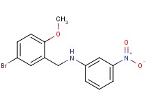 (5-bromo-2-methoxybenzyl)(3-nitrophenyl)amine