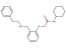 N-cyclohexyl-2-(2-{[(2-phenylethyl)amino]methyl}phenoxy)acetamide hydrochloride