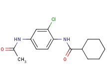 N-[4-(acetylamino)-2-chlorophenyl]cyclohexanecarboxamide