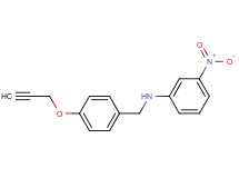 (3-nitrophenyl)[4-(2-propyn-1-yloxy)benzyl]amine