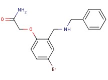 2-{2-[(benzylamino)methyl]-4-bromophenoxy}acetamide