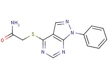 2-[(1-phenyl-1H-pyrazolo[3,4-d]pyrimidin-4-yl)thio]acetamide
