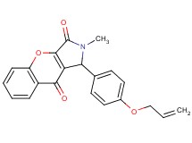 1-[4-(allyloxy)phenyl]-2-methyl-1,2-dihydrochromeno[2,3-c]pyrrole-3,9-dione