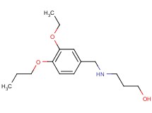 3-[(3-ethoxy-4-propoxybenzyl)amino]-1-propanol hydrochloride