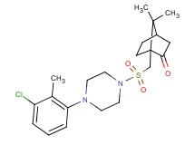 1-({[4-(3-chloro-2-methylphenyl)-1-piperazinyl]sulfonyl}methyl)-7,7-dimethylbicyclo[2.2.1]heptan-2-one