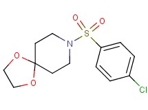 8-[(4-chlorophenyl)sulfonyl]-1,4-dioxa-8-azaspiro[4.5]decane