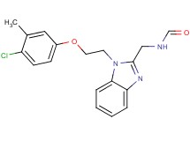 ({1-[2-(4-chloro-3-methylphenoxy)ethyl]-1H-benzimidazol-2-yl}methyl)formamide
