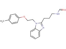 (3-{1-[2-(4-methylphenoxy)ethyl]-1H-benzimidazol-2-yl}propyl)formamide
