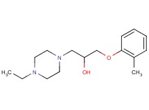 1-(4-ethylpiperazin-1-yl)-3-(2-methylphenoxy)propan-2-ol hydrochloride