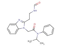 2-{2-[2-(formylamino)ethyl]-1H-benzimidazol-1-yl}-N-isopropyl-N-phenylacetamide