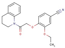 4-[2-(3,4-dihydro-1(2H)-quinolinyl)-2-oxoethoxy]-3-ethoxybenzonitrile
