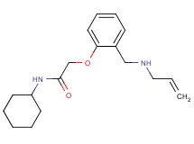 2-{2-[(allylamino)methyl]phenoxy}-N-cyclohexylacetamide hydrochloride