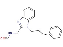 {[1-(3-phenyl-2-propen-1-yl)-1H-benzimidazol-2-yl]methyl}formamide