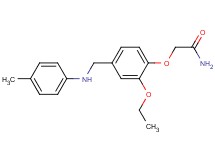 2-(2-ethoxy-4-{[(4-methylphenyl)amino]methyl}phenoxy)acetamide