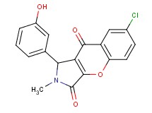 7-chloro-1-(3-hydroxyphenyl)-2-methyl-1,2-dihydrochromeno[2,3-c]pyrrole-3,9-dione