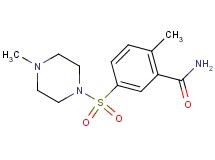 2-methyl-5-[(4-methyl-1-piperazinyl)sulfonyl]benzamide
