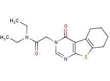 N,N-diethyl-2-(4-oxo-5,6,7,8-tetrahydro[1]benzothieno[2,3-d]pyrimidin-3(4H)-yl)acetamide