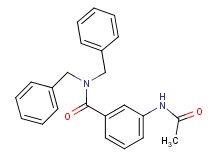 3-(acetylamino)-N,N-dibenzylbenzamide