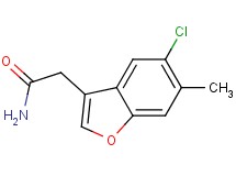 2-(5-chloro-6-methyl-1-benzofuran-3-yl)acetamide