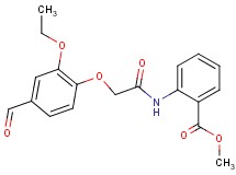 methyl 2-{[(2-ethoxy-4-formylphenoxy)acetyl]amino}benzoate