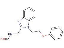 {[1-(2-phenoxyethyl)-1H-benzimidazol-2-yl]methyl}formamide
