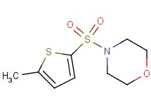 4-[(5-methyl-2-thienyl)sulfonyl]morpholine